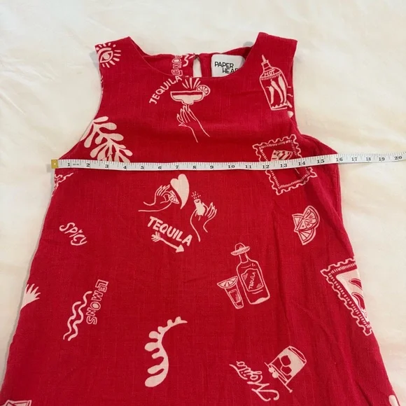 Paper Heart Linen Tequila Anthropologie Dress - Picture 2 of 9